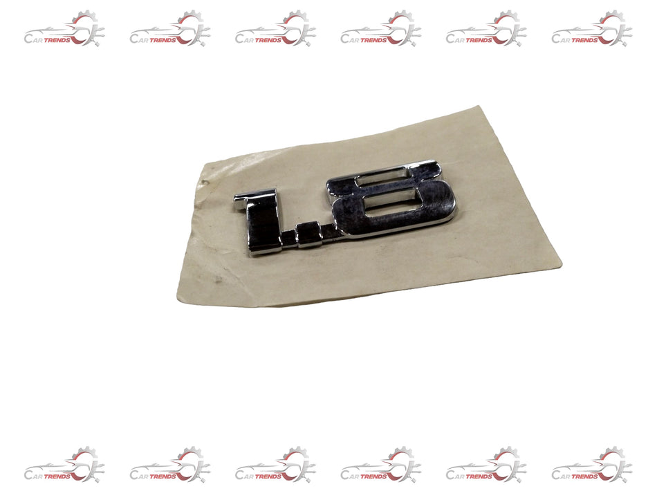 Lettering assembly for Chevrolet Optra, model 1.8, featuring General Motors branding and car badge components.