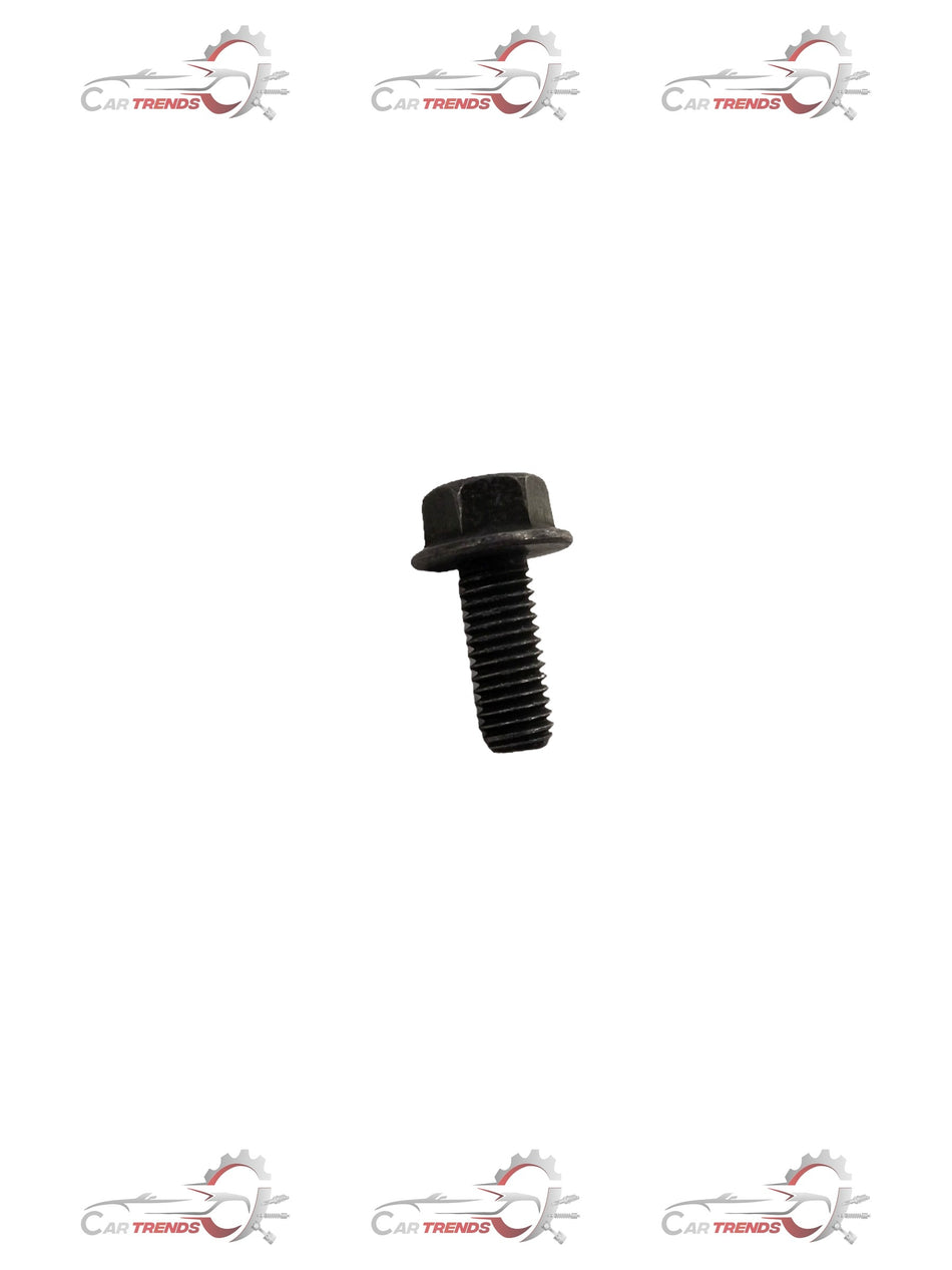 General Motors Tavera bolt, metallic fastener with threaded shaft and hexagonal head, used in vehicle assembly and repair.