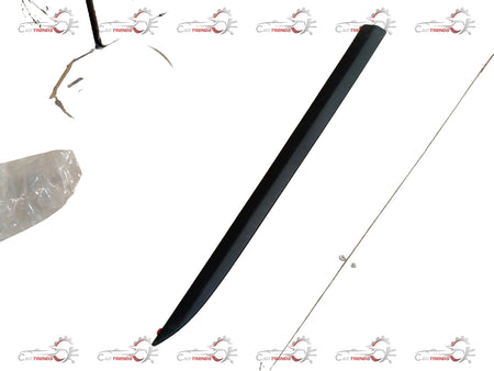 CarTrends door moulding protective strip for front left side, model I20, spare part #87722C7010AS, shown on vehicle.