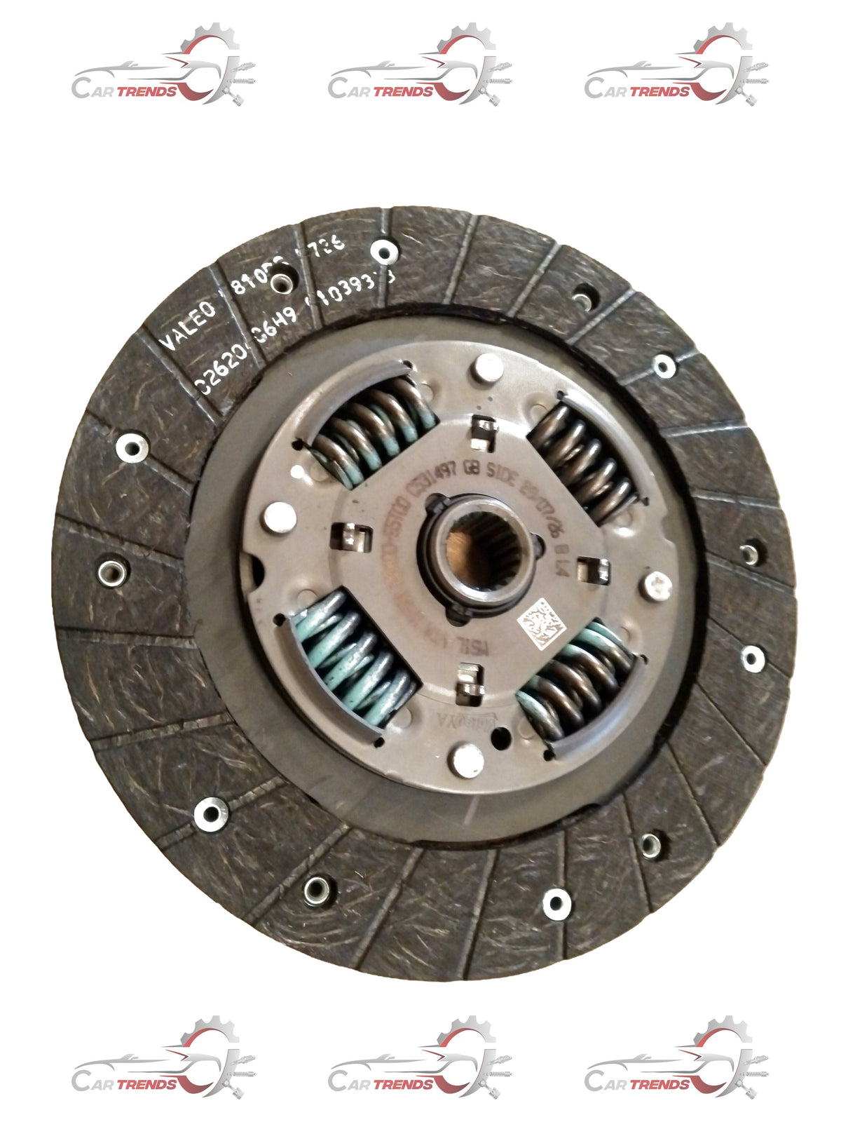 Maruti Suzuki clutch plate for Baleno 3rd Gen and Fronx, petrol and CNG models, showing the circular clutch component.