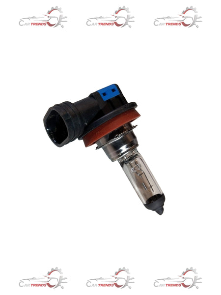 CarTrends bulb for Santro, i10, Accent, Verna showing a close-up of the automotive headlight bulb with branding details.