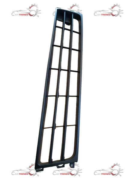 Maruti Suzuki radiator grille for Suzuki Baleno, featuring a sleek design and chrome accents on a black background.