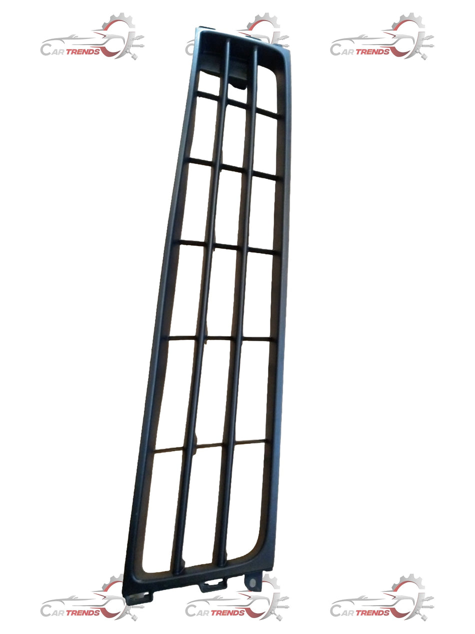 Maruti Suzuki front bumper for Baleno, Swift 3rd gen, Dzire, Ignis petrol models; front side view with mounting details.
