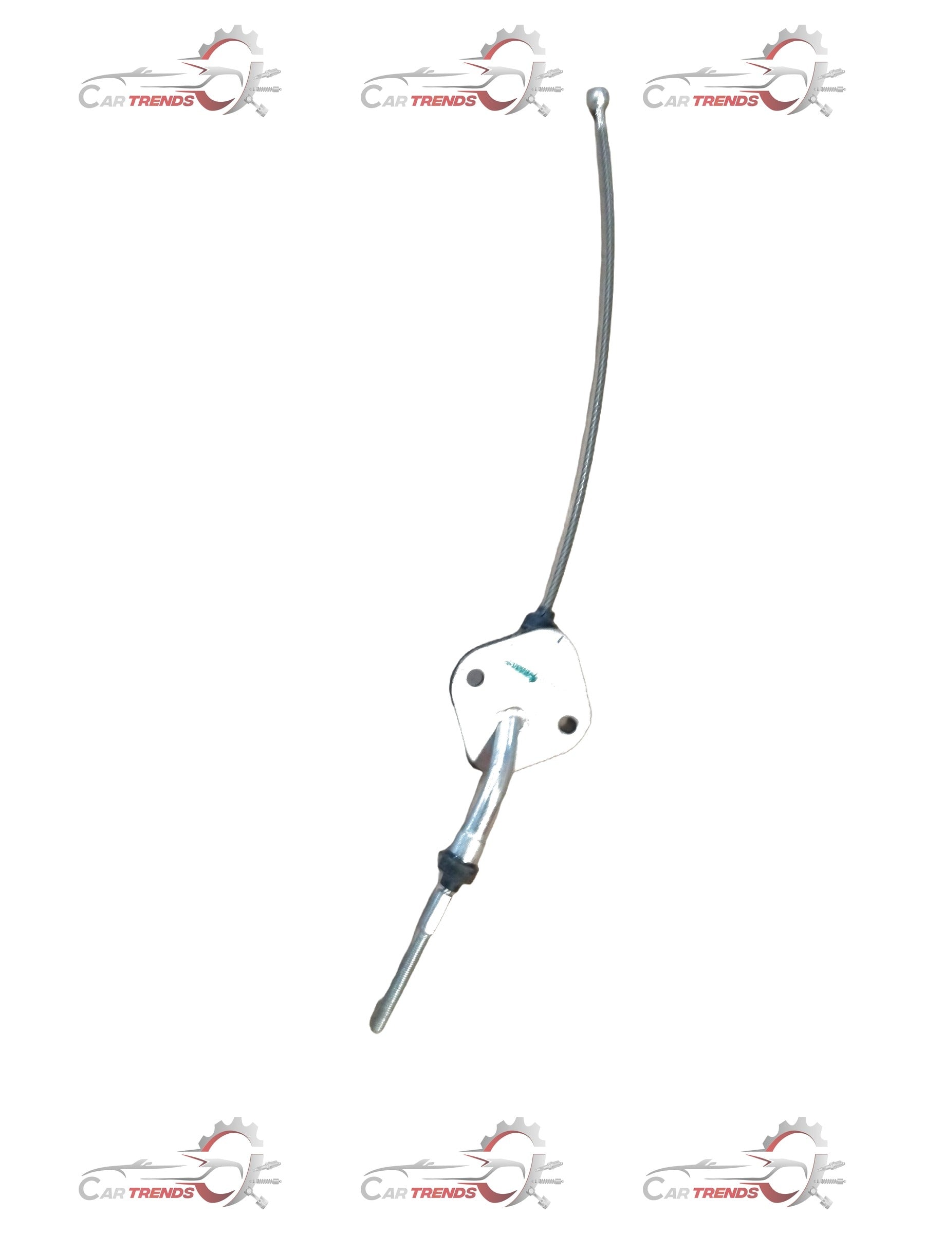 Front parking brake cable assembly for Mahindra Scorpio, part #0605BAA02841N, showing the cable and connector components.