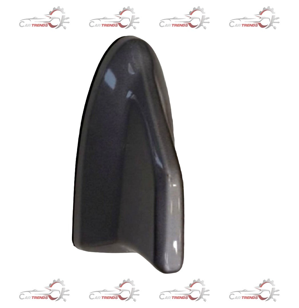 Galio Shark Fin Antenna in silver, universal car antenna with sleek shark fin design, compatible with various vehicle models.