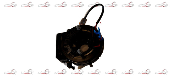 Honda contact assembly clock spring showing the coiled electrical connection for steering wheel airbag and horn functions.