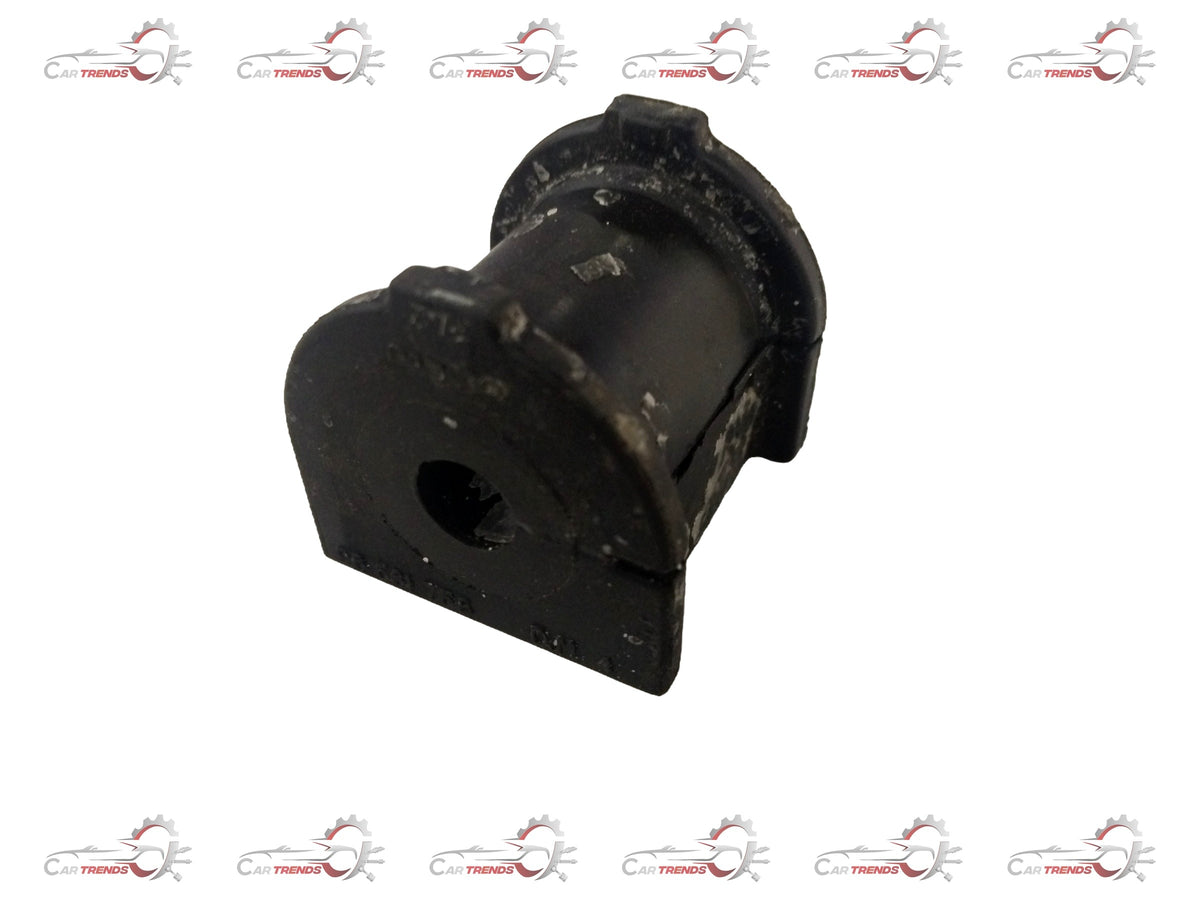Rear bushing stabilizer for Chevrolet Optra by General Motors, showing the metal component with rubber bushings.