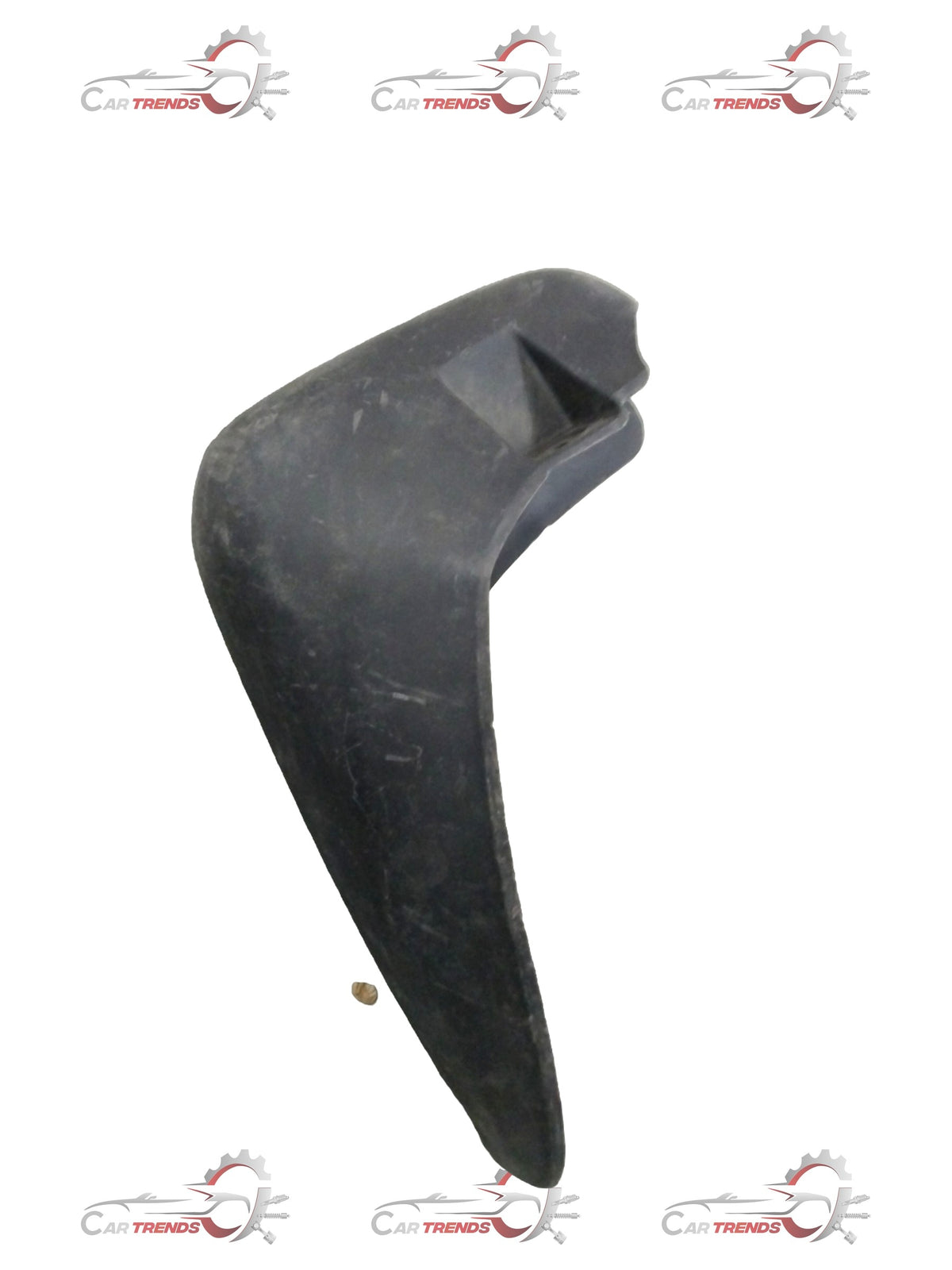 Rear right mud flap for Chevrolet Captiva by General Motors, showing black rubber mudguard with mounting holes.