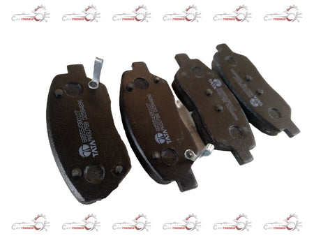 TATA Nexon spare parts KIT-PAD, close-up of brake pad component with metallic and rubber elements, detailed view.