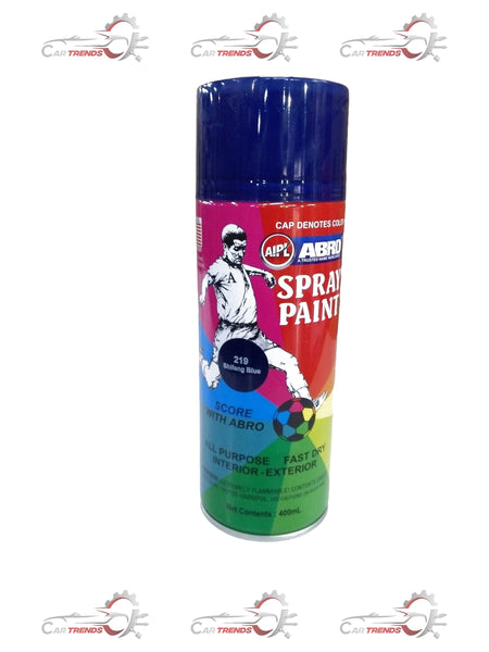 CarTrends Shifeng Blue spray paint for cars, 1 carton with 12 cans, vibrant blue automotive paint in a spray can.
