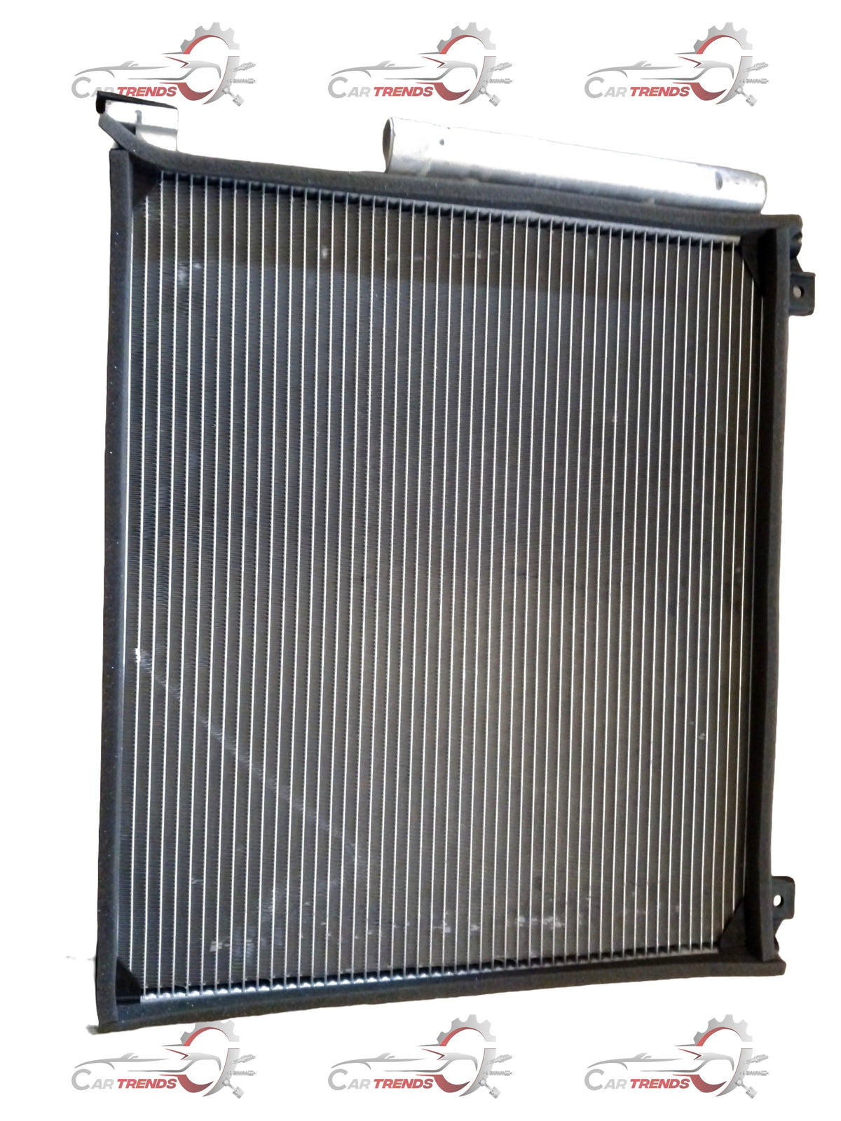 Maruti CarTrends AC condenser for WagonR 3rd Gen and Celerio 2nd Gen petrol and CNG models, shown in close-up view.