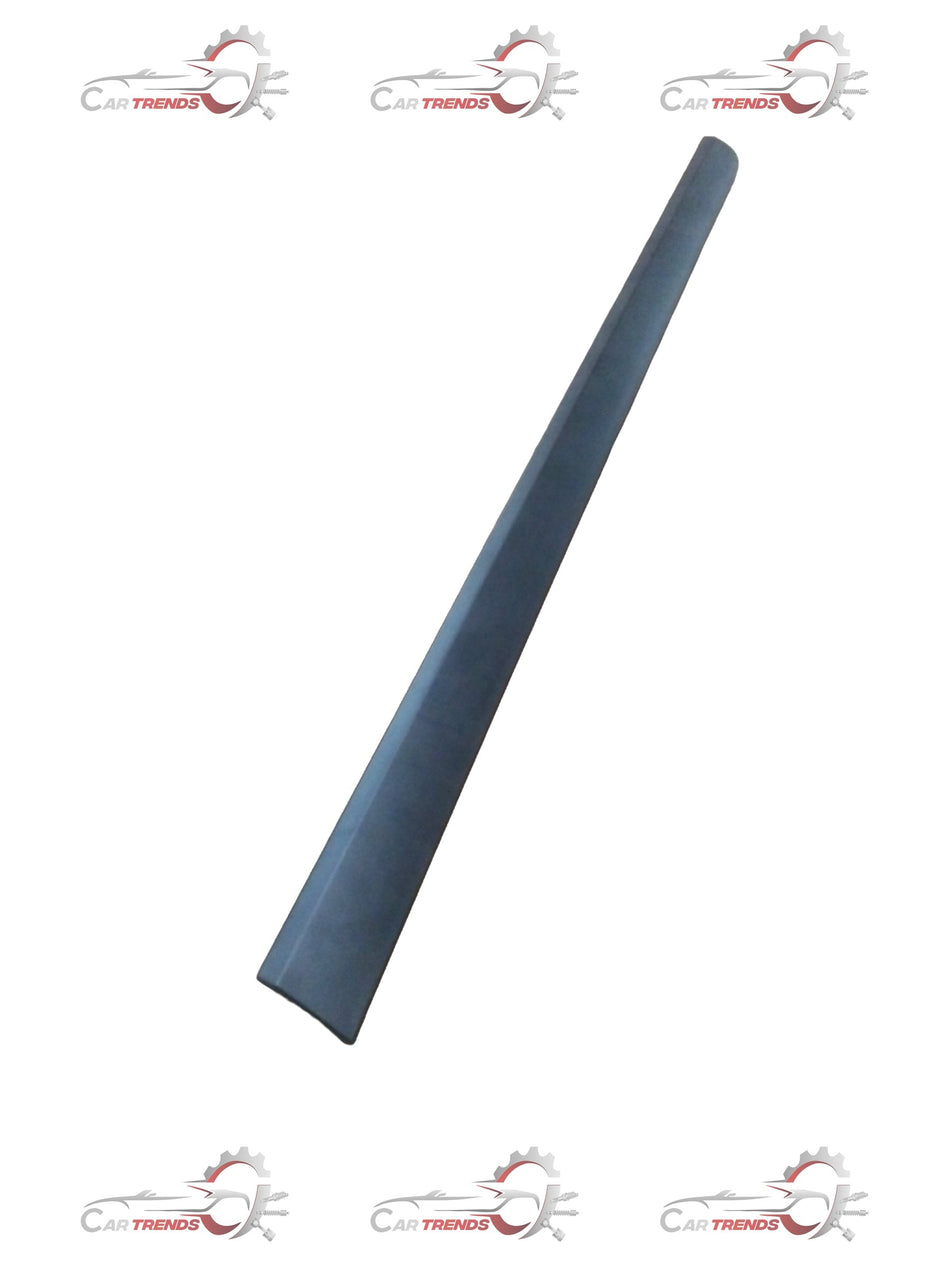Honda Civic right front lower garnish assembly door, automotive part with mounting clips and surface details, compatible with Honda Civic models.