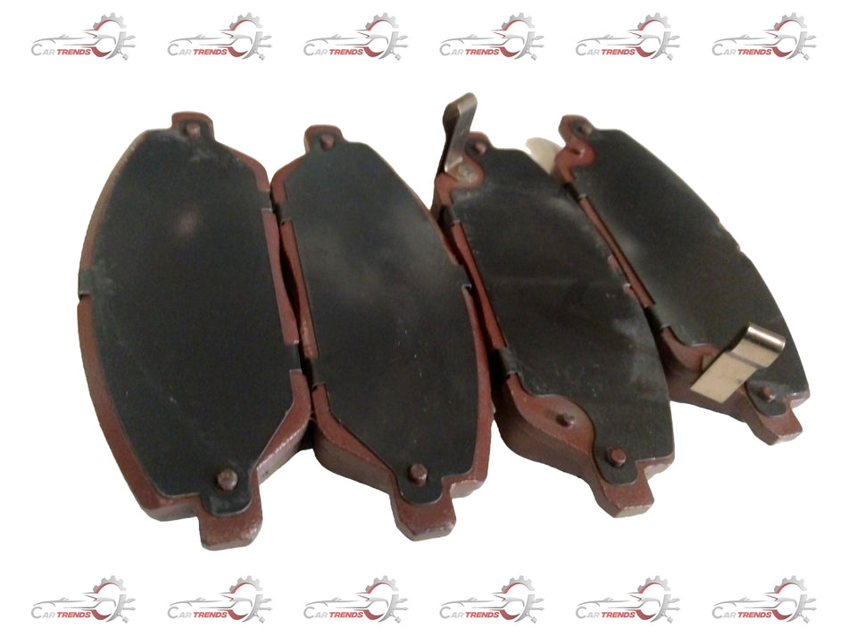 CarTrends Bolero kit pad assembly showing the complete brake pad set with mounting hardware for vehicle replacement.