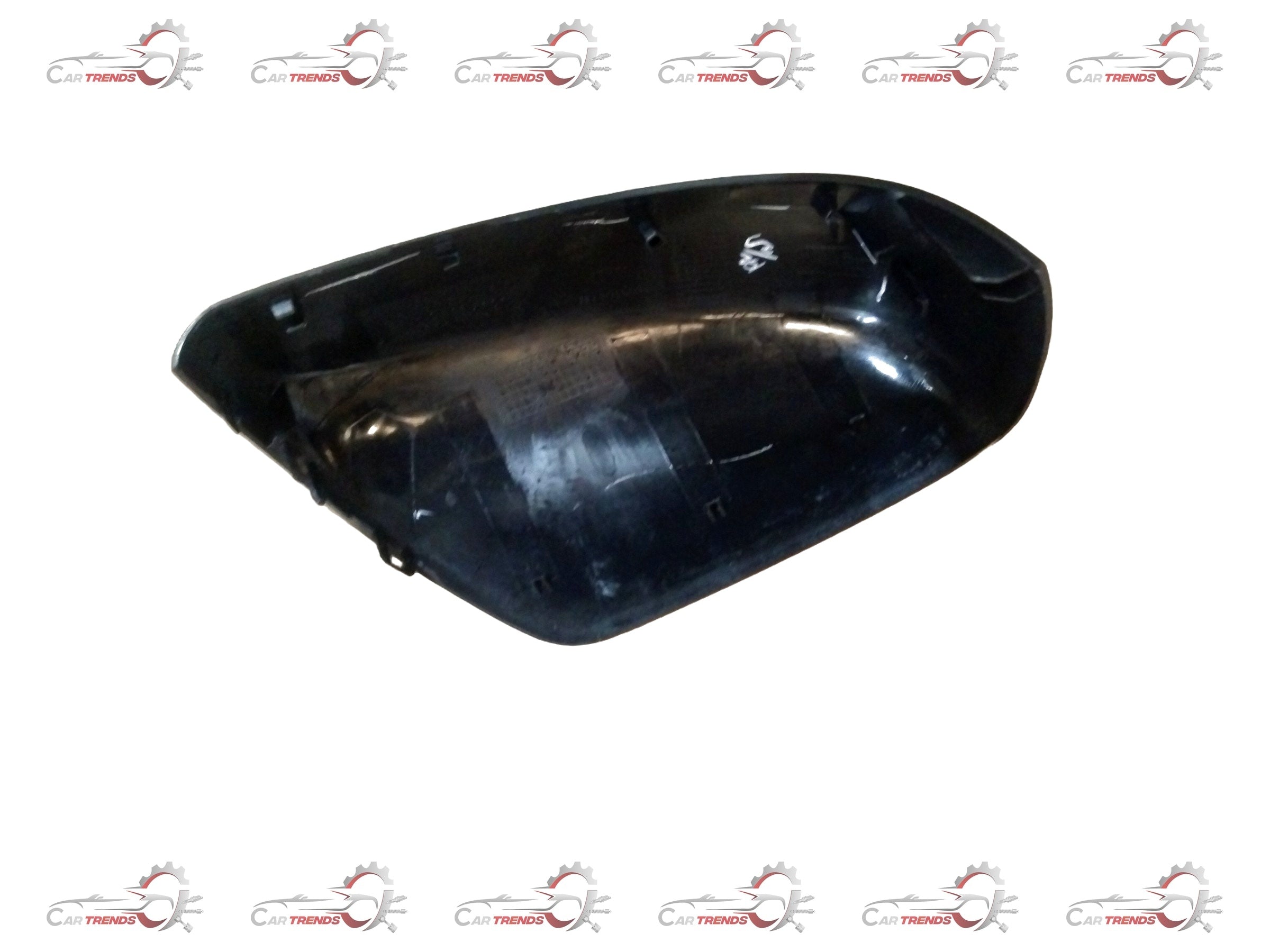 Maruti Suzuki left outer mirror visor cover showing the black plastic exterior with reflective mirror surface