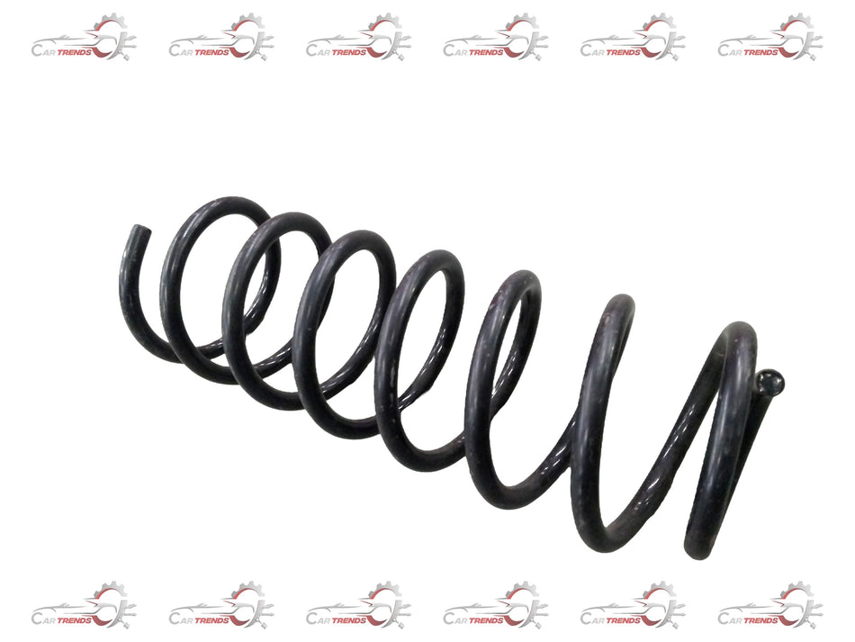 Rear spring coil for Chevrolet Aveo, branded by General Motors, showing the coiled metal suspension component.