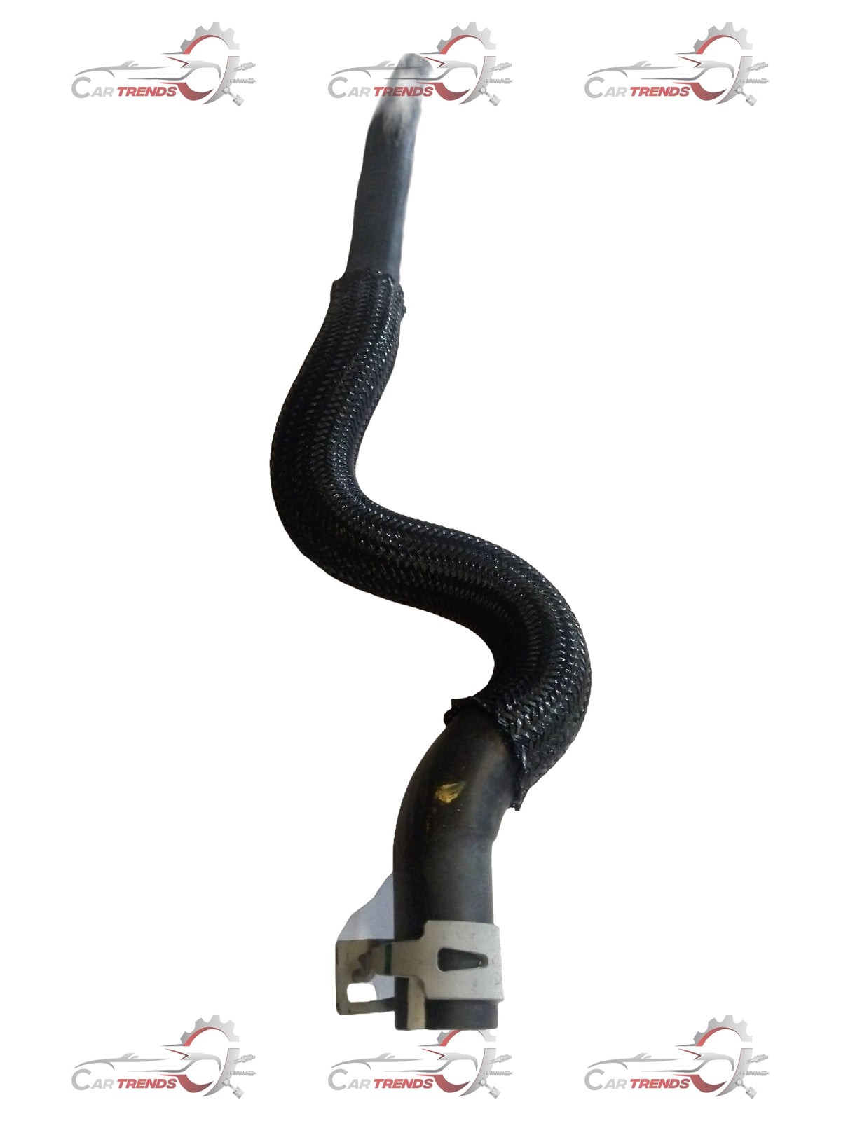 Maruti Suzuki heater inlet hose for Suzuki Ertiga, flexible rubber hose with metal fittings, used in vehicle heating system.