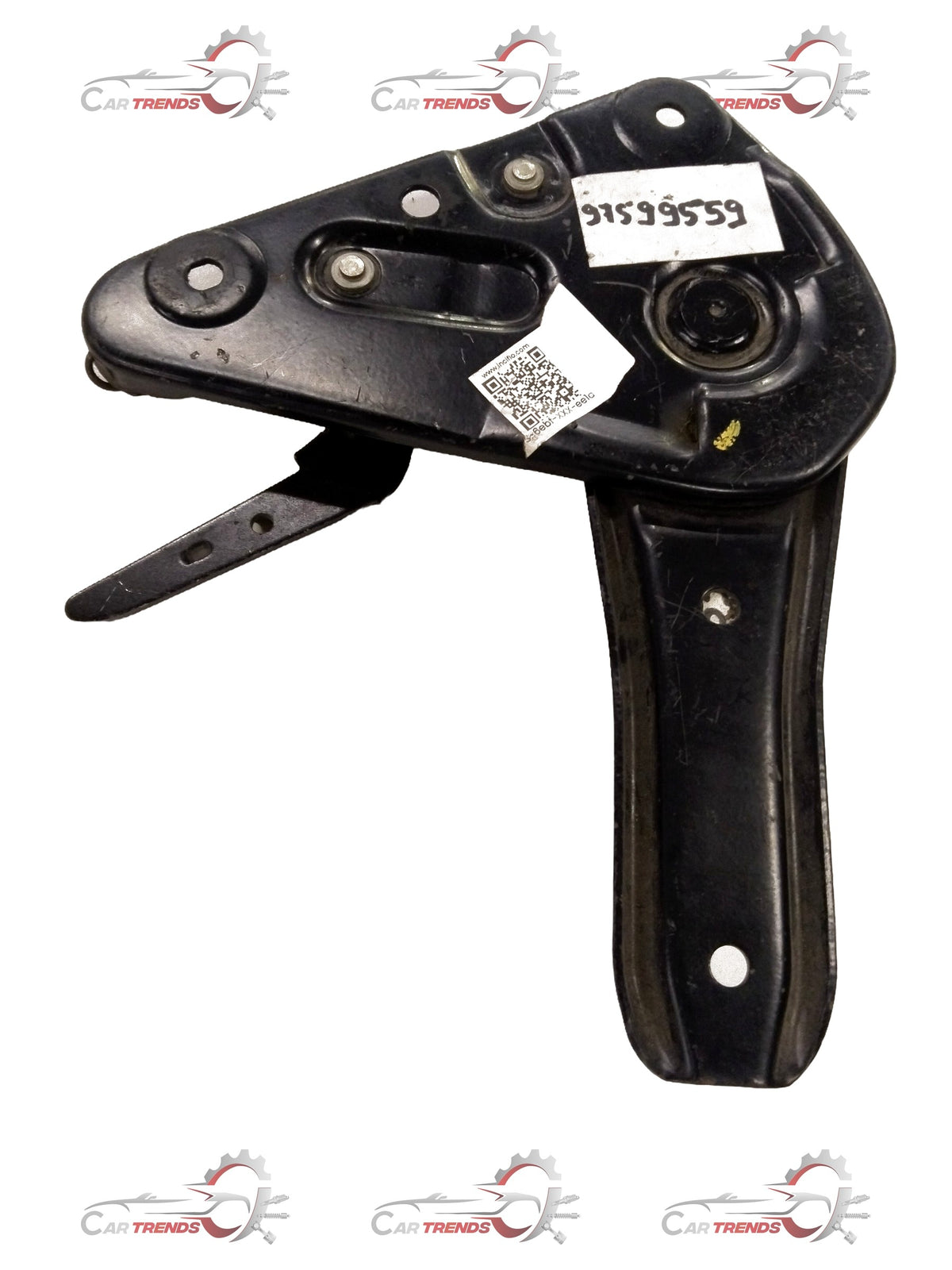CarTrends Chevrolet Tavera left recliner assembly spare part, showing the assembled recliner mechanism for vehicle seating.
