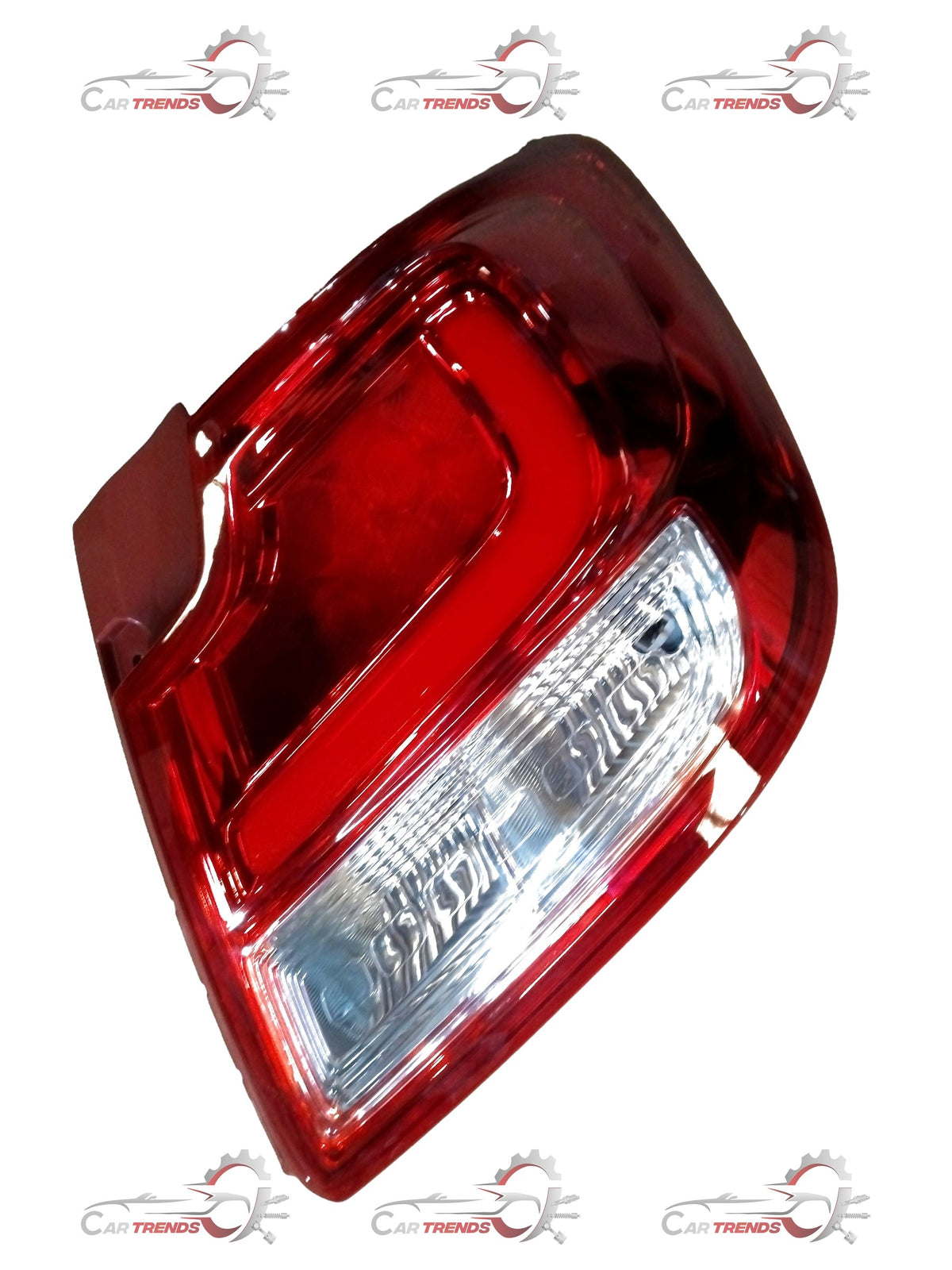 CarTrends Maruti Swift Dzire third-generation tail light showing red and clear sections for brake and indicator functions.