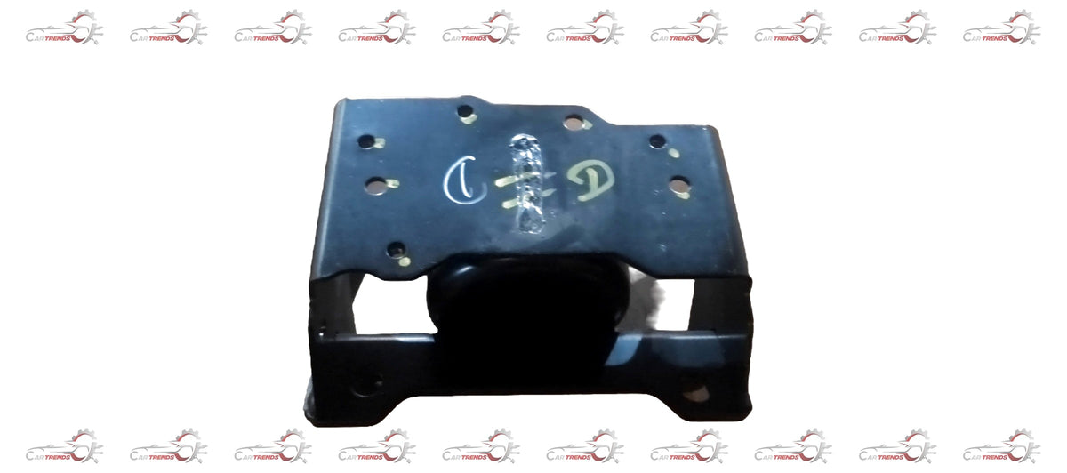 CarTrends ERTIGA LH mounting spare part showing metal bracket with bolt and rubber padding for vehicle installation.