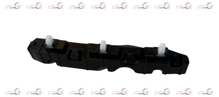 Front right bumper bracket for Hyundai Grand i10, CarTrends spare part showing mounting points and metal construction.