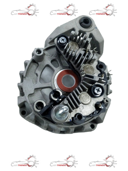 General Motors Chevrolet Aveo rectifier assembly showing the electrical component with metal connectors and mounting points.
