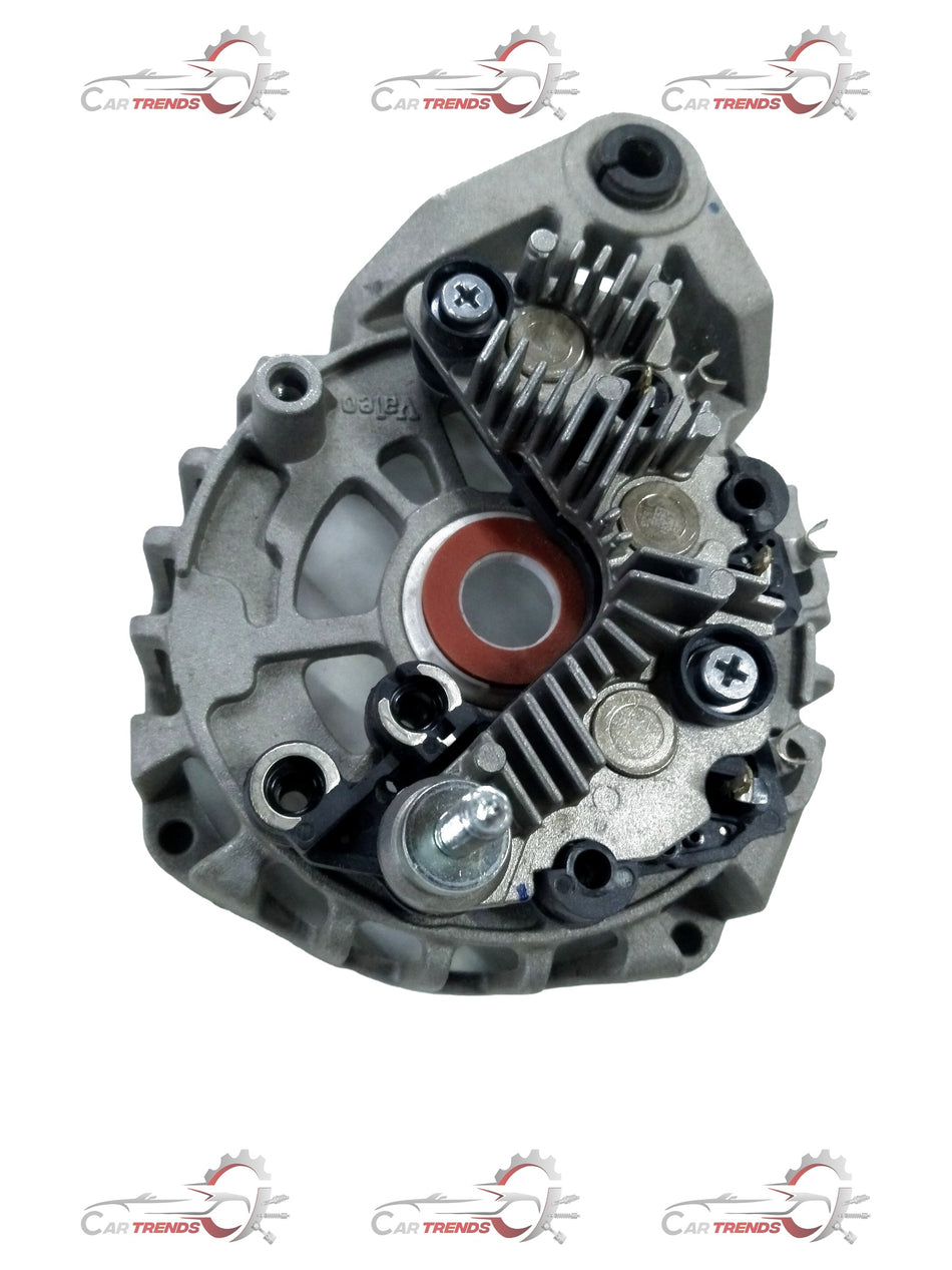 General Motors Chevrolet Aveo rectifier assembly showing the electrical component with metal connectors and mounting points.