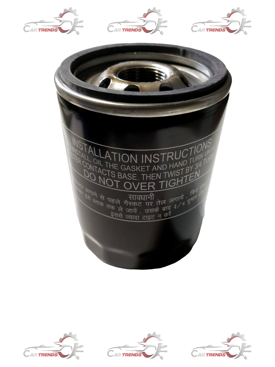 CarTrends oil filter assembly for Tata Nexon, Tiago, Altroz, showing the replacement spare part for engine oil filtration.