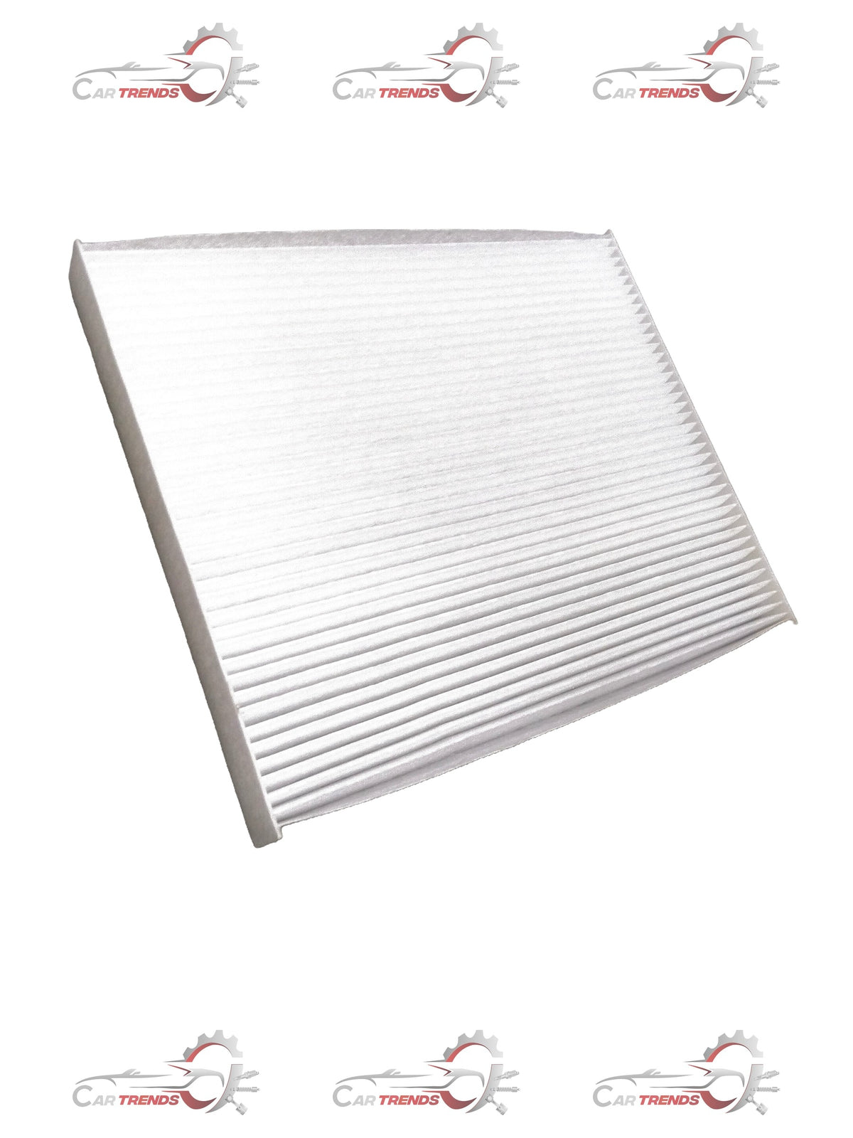 CarTrends AC filter Creta #CT003963 showing the rectangular filter with pleated design for vehicle air conditioning.