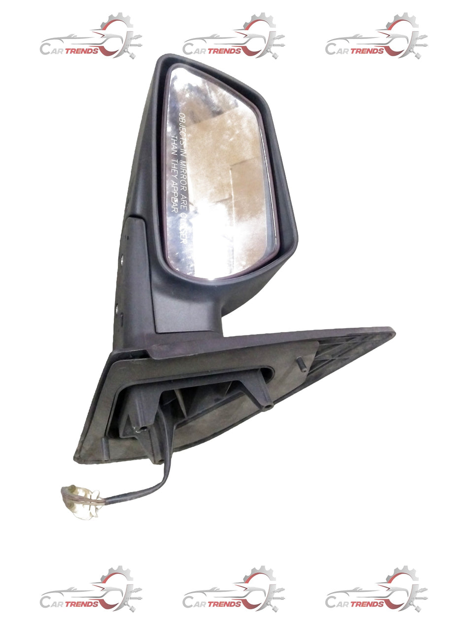 CarTrends Chevrolet Enjoy outside view rear left side mirror assembly, LH side, for replacement or repair.