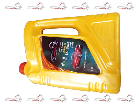 CARTRENDS 5W40 car engine oil in a 3.5-liter container, suitable for all car models and variants, showing the oil bottle.