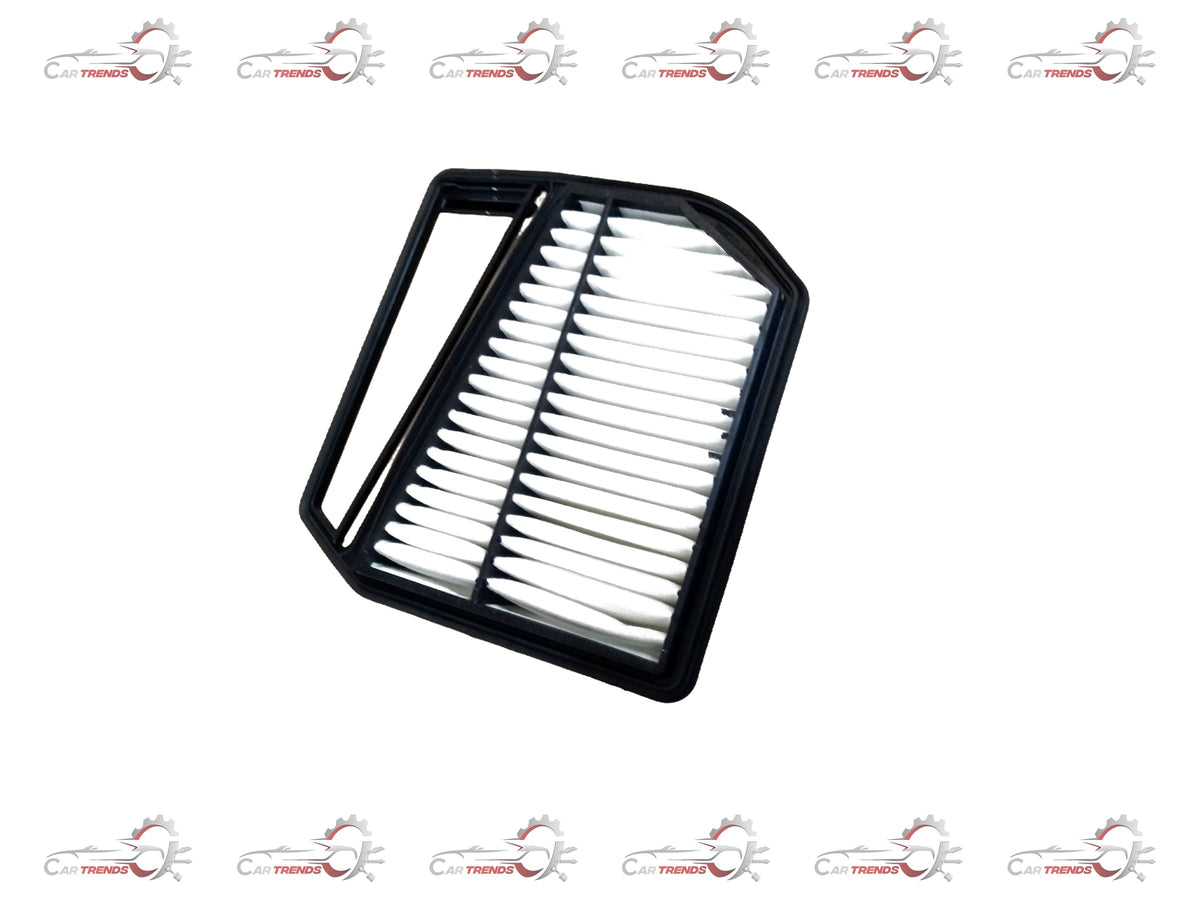 Maruti Suzuki Element Air Cleaner 13780M66R50 installed in a vehicle engine compartment, showing the air filter component.