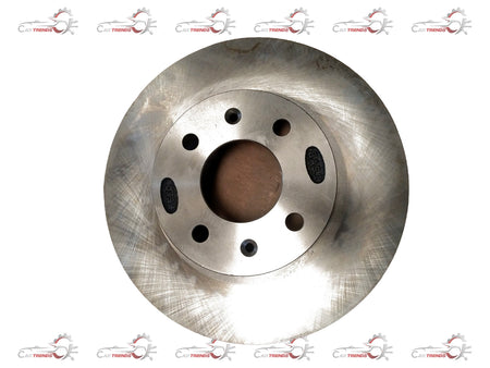 Hyundai I10 Grand front brake disc showing the metal disc with vented design and mounting holes for installation.
