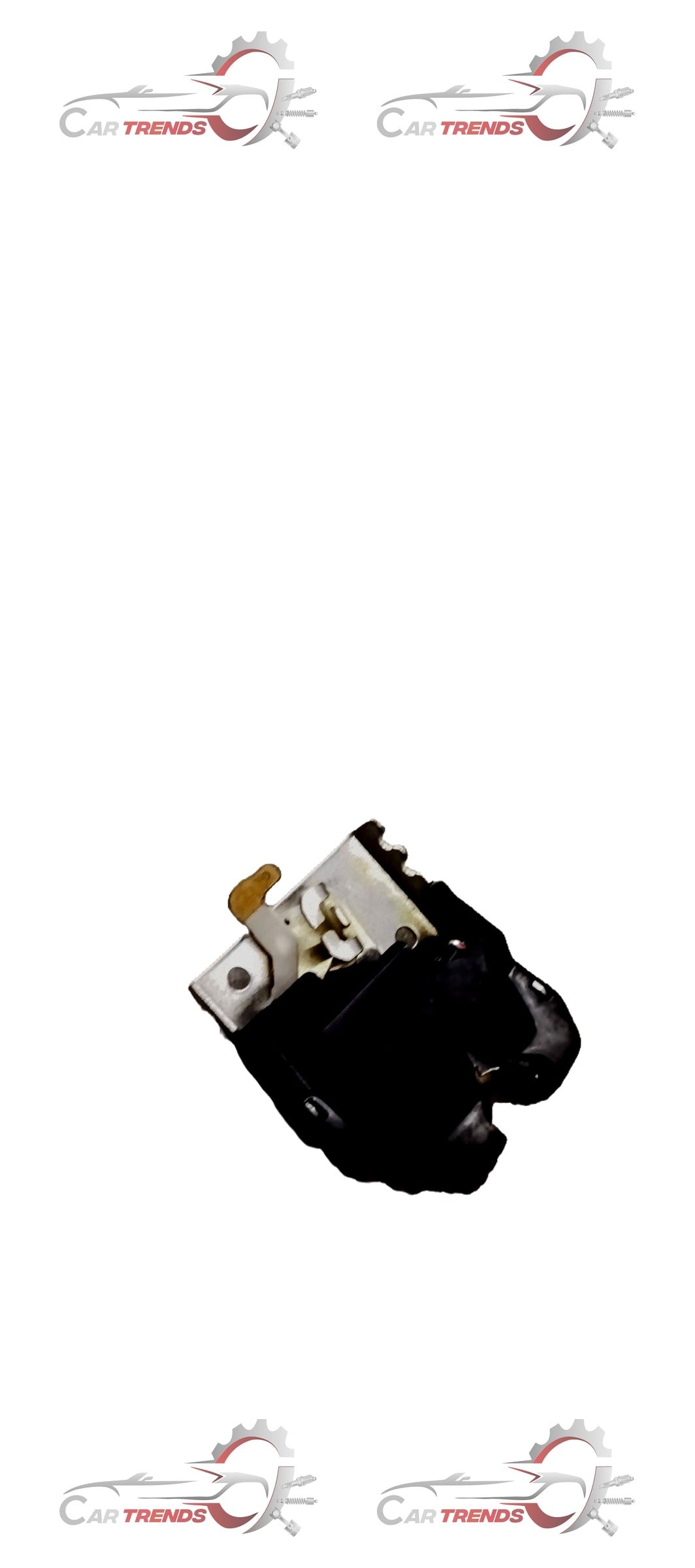 Chevrolet Aveo trunk lid latch assembly by General Motors, showing the metal latch mechanism for vehicle trunk closure.