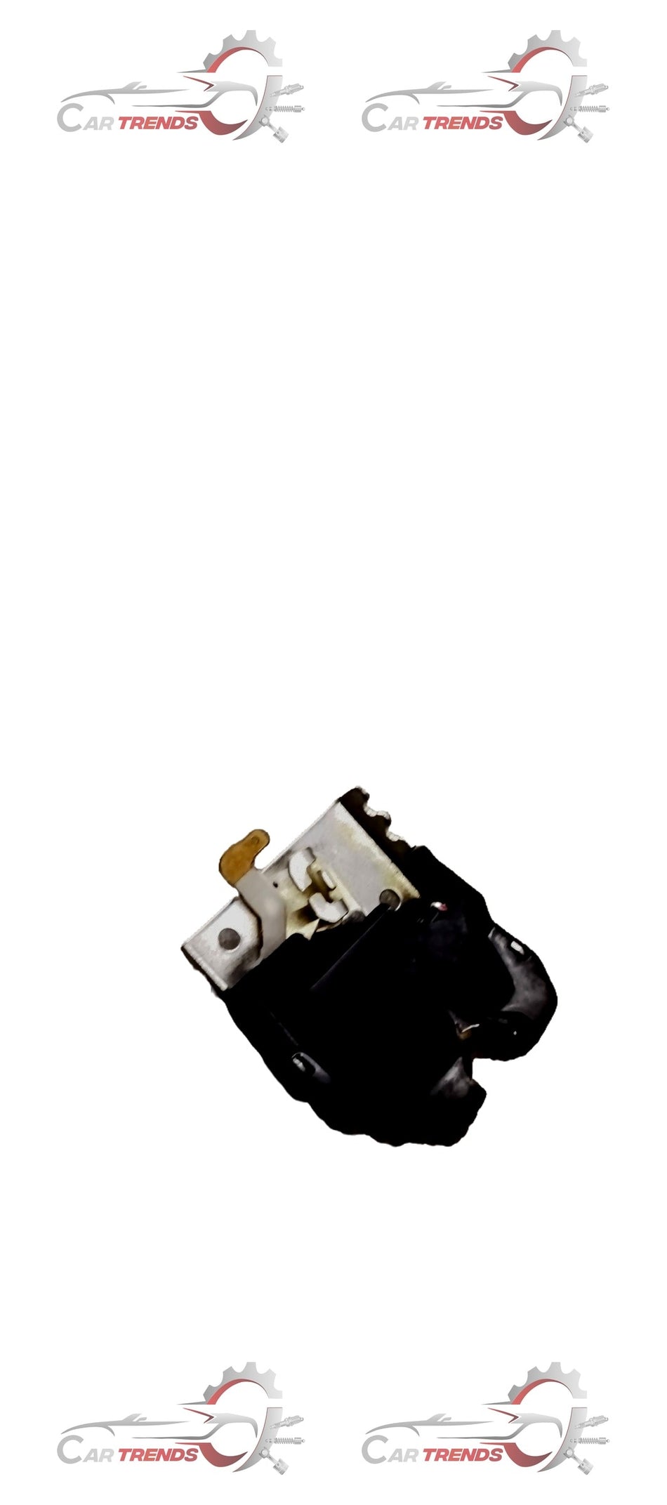 Chevrolet Aveo trunk lid latch assembly by General Motors, showing the metal latch mechanism for vehicle trunk closure.