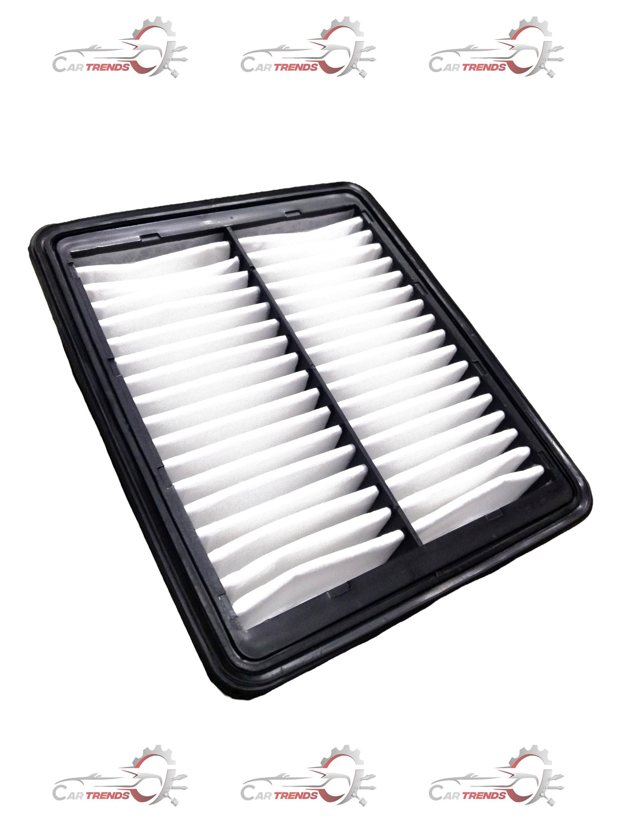 CarTrends Air Filter Eon CT004011 showing a close-up of the rectangular automotive air filter with pleated filter material.
