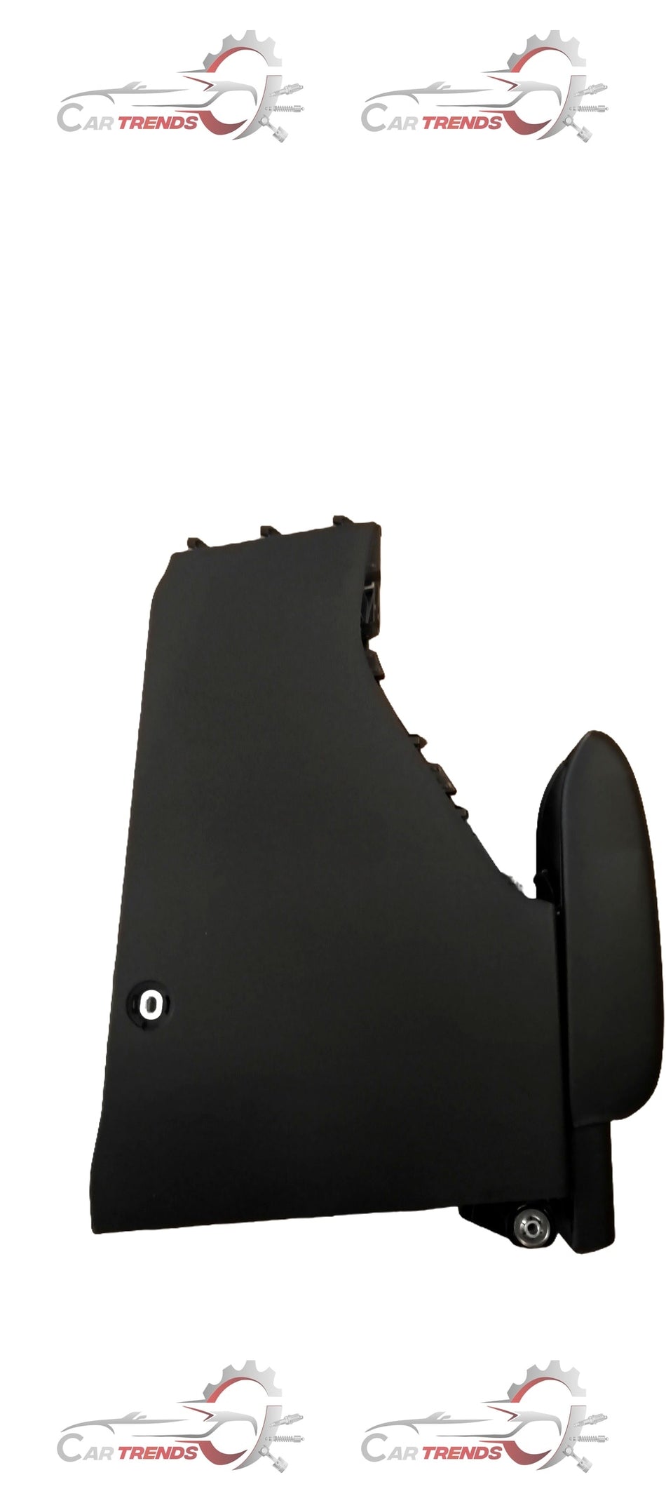 Maruti Suzuki Box Floor Console for Alto K10 rear, black plastic interior storage compartment with mounting features.