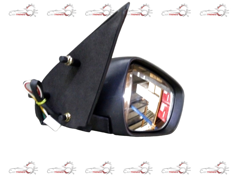 Right side outside car mirror with indicator for Swift Dzire, CarTrends replacement part, showing the mirror and indicator assembly.