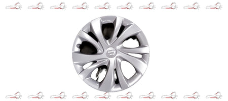 Maruti Suzuki full wheel assembly cap for Baleno and Ignis, showing the metallic cap with black accents and mounting details.