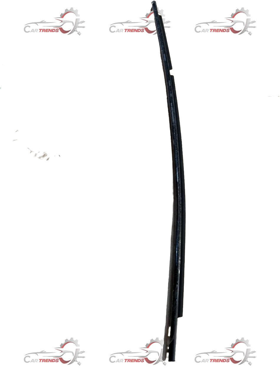 Maruti Suzuki Invicto right rear interior door belt molding assembly, close-up view of the black rubber and plastic components.