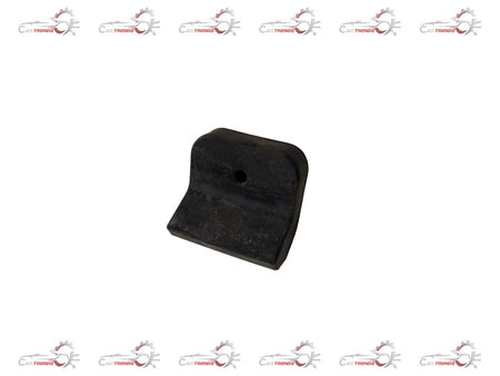 Chevrolet bumper hood stop part by General Motors, image showing the black plastic component for vehicle hood alignment.