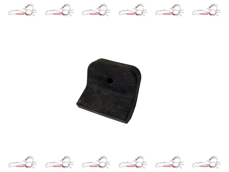 Chevrolet bumper hood stop part by General Motors, image showing the black plastic component for vehicle hood alignment.