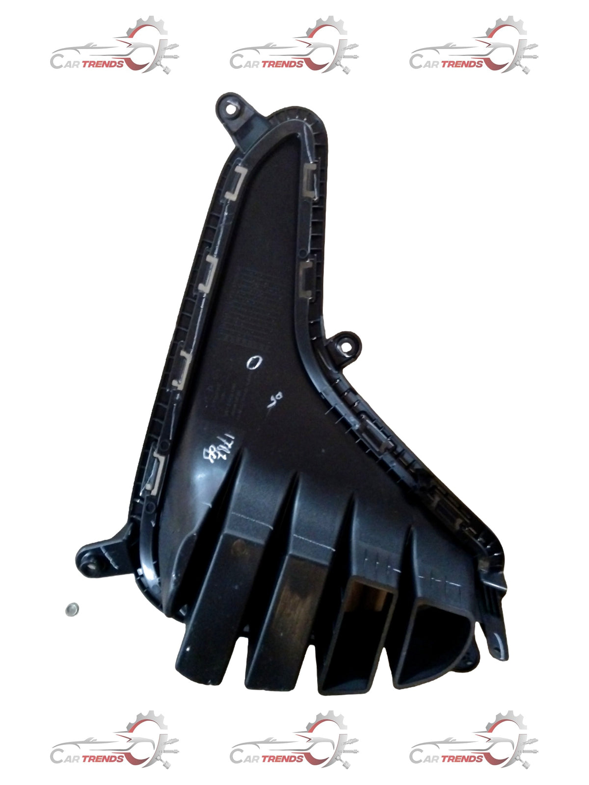 CarTrends I 10 Grand Type 2 right fog light cover, spare part with black finish, designed for vehicle protection and style.
