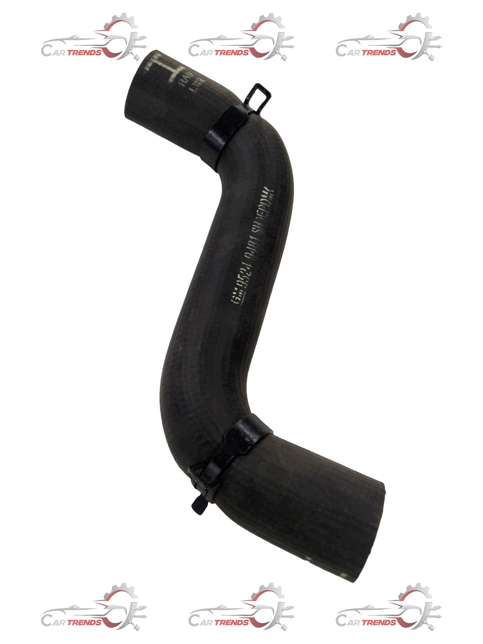 Chevrolet Captiva radiator outlet hose assembly, engine component, manufactured by General Motors, shown in a close-up image.