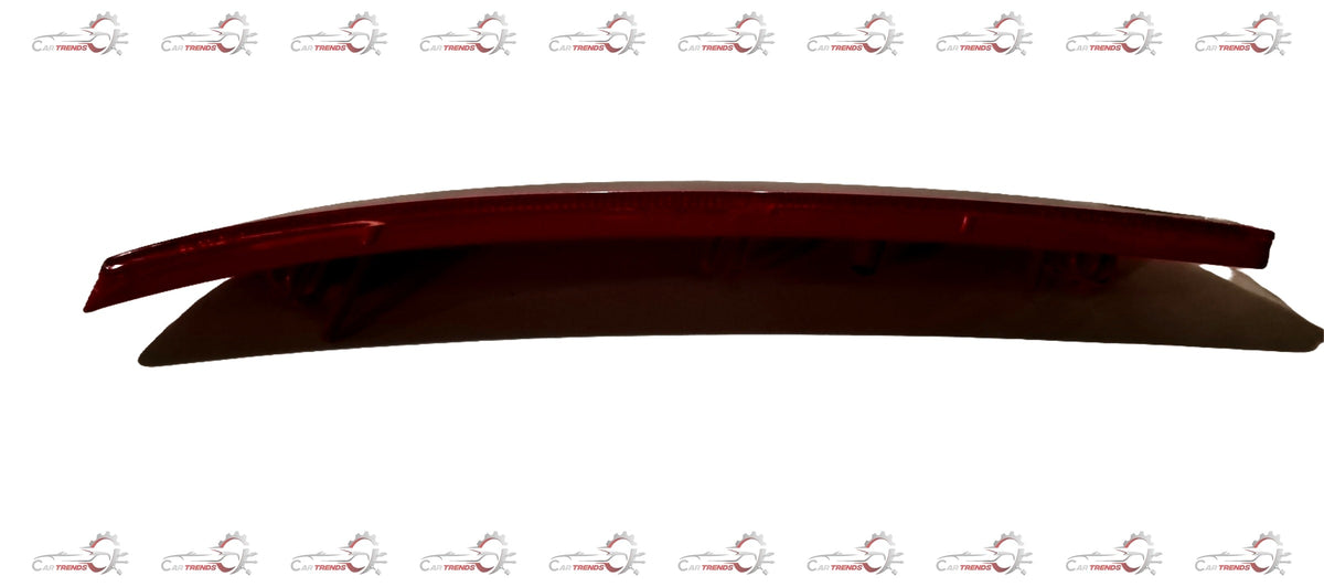Hyundai Xcent LH rear bumper reflector by CarTrends, spare part, reflective lens for vehicle safety and visibility.