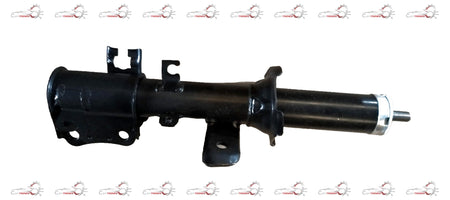 Maruti Suzuki Eeco shock absorber front left side in all fuel variants, part #41602M78L10, mounted on vehicle.