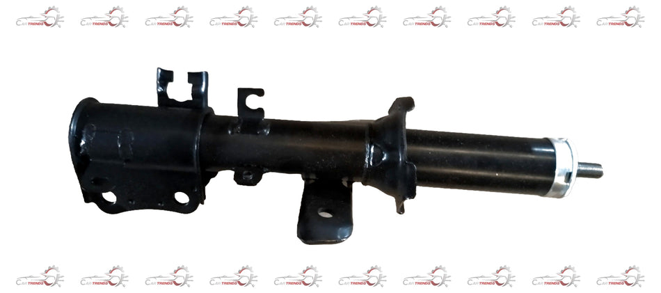 Maruti Suzuki Eeco shock absorber front left side in all fuel variants, part #41602M78L10, mounted on vehicle.