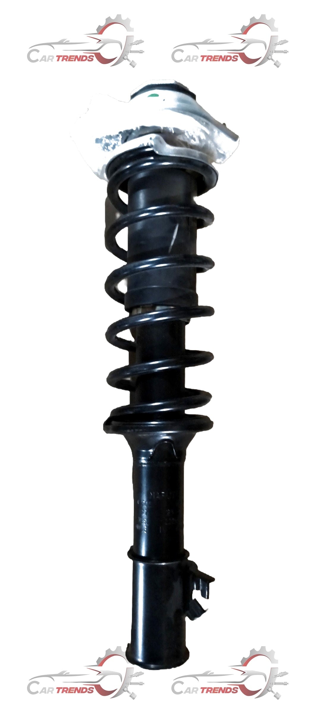 Maruti Suzuki Alto K10 front shock absorber left side, complete assembly with mounting components visible.