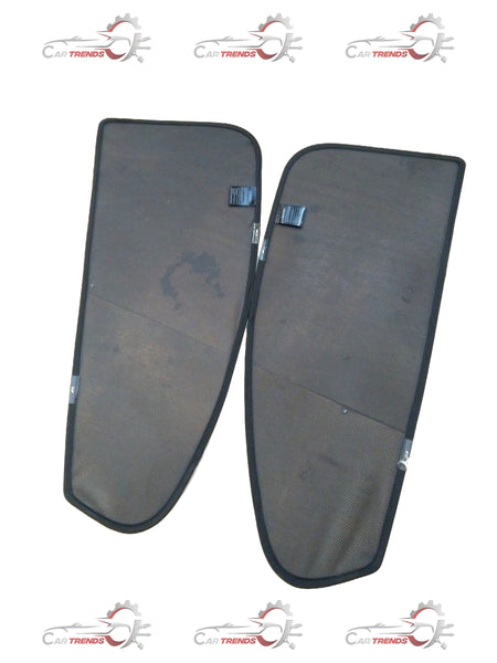 Honda City 5G rear door sunshade kit, #08RHZT00BKM, installed on vehicle, providing sun protection and privacy.