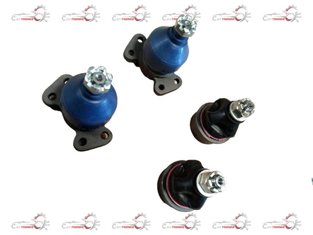Tata Sumo 4-in-1 ball joint set for suspension, spare parts, showing four ball joints with mounting hardware.