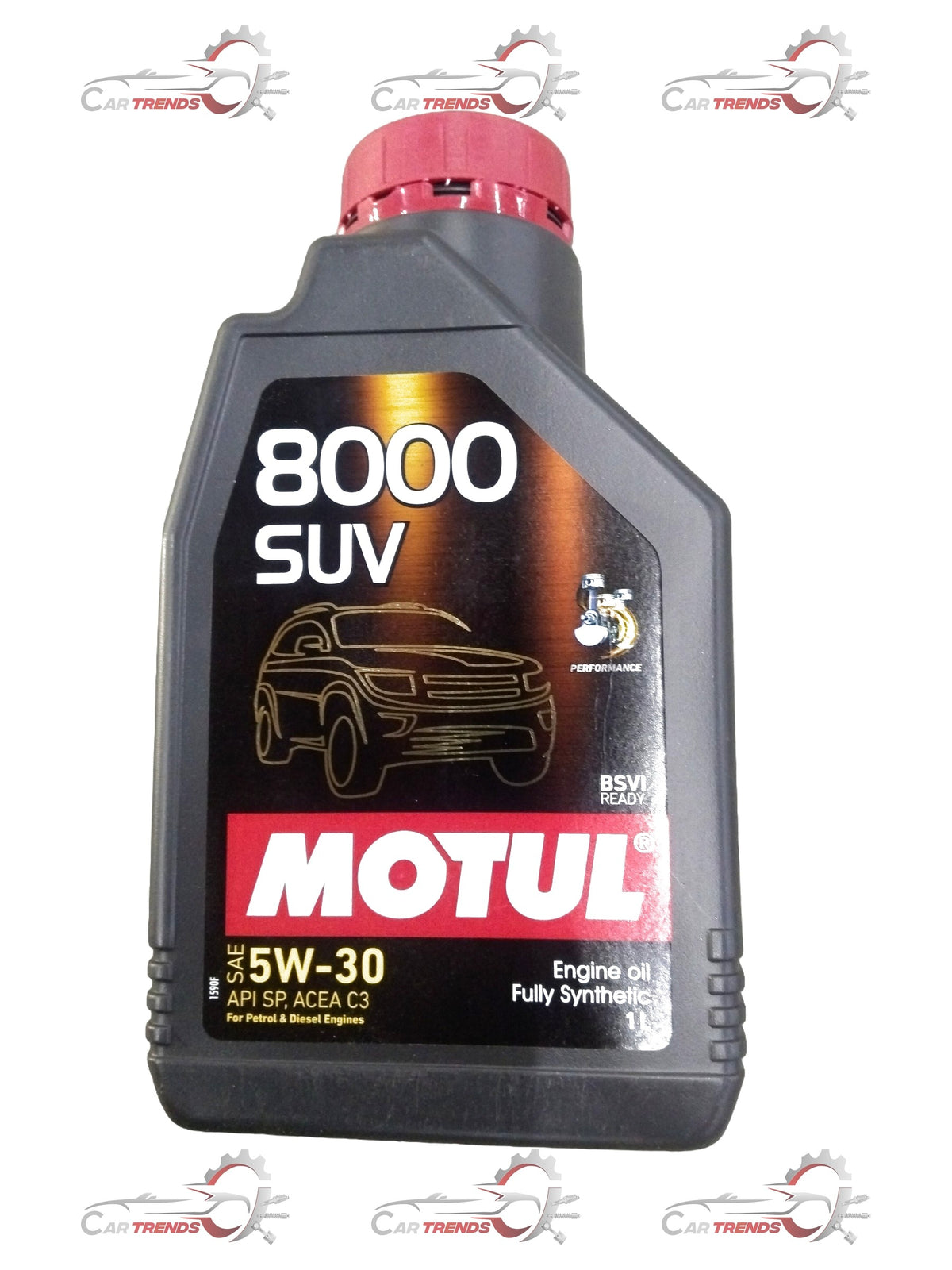 CarTrends SUV 5W30 engine oil bottle, 1 liter, suitable for Scorpio, XUV700, Thar, and Bolero vehicles.